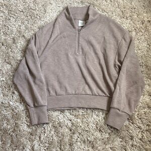 Varley Women’s Davidson Half-Zip Sweatshirt - Taupe